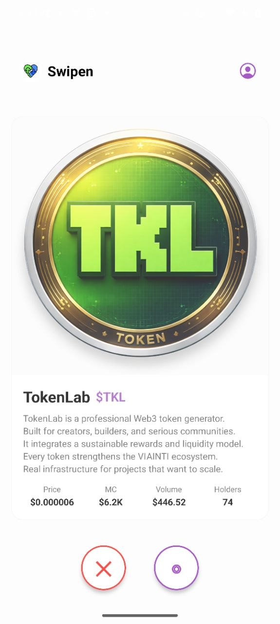 Swipen App Screenshot